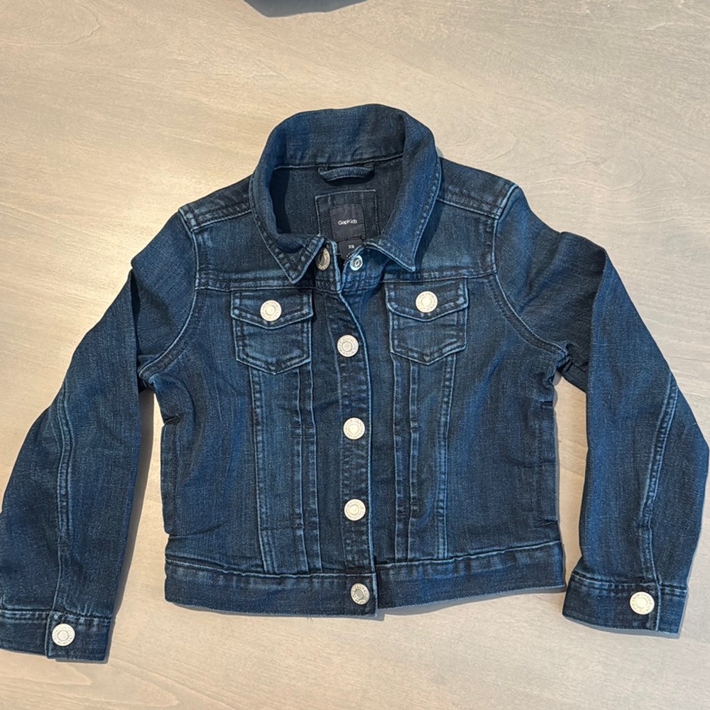 Girls Denim Jacket - Blue XS 4/5